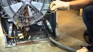 How to remove the washing machine tank electrolux / zanussi. Video №33
