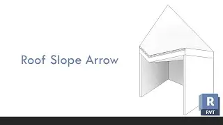 Roof Slope Arrow in Revit 2024
