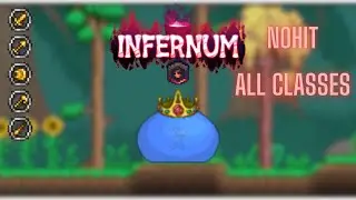 Terraria Calamity: King Slime Infernum Mode No Hit All Classes