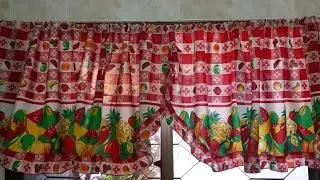 Como hacer unas Cortinas(cenefas) para la Cocina