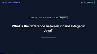 int vs Integer in Java: When to Use Each