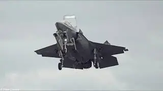 RAF F-35B strike fighter - role demo short take off