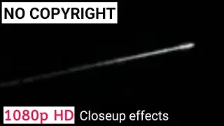 Shooting Star on Black screen for Overlay Effects