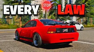 Trying to follow EVERY LAW in BeamNG Drive