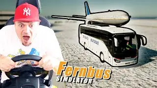 Sinbad CRASHES INTO A PLANE! *viewer tour* 🚌 Fernbus Simulator
