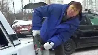 Когда не умеешь парковаться#наказал