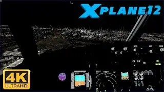 (4K) X-Plane 12 *BETA* ULTRA GRAPHICS - 737 - WET TURBULENT Landing At Phoenix Airport