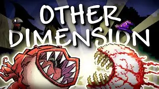 Beating Terraria BOSSES in the OTHER DIMENSION