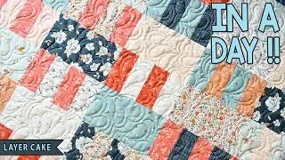 Simpatico | Layer Cake Quilt Pattern | Beginner Quilt Pattern | In A Day | Quick and Easy