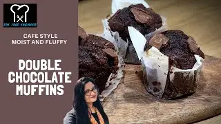 Double Chocolate Muffins | Chocolate Banana Muffins | EGGLESS Muffin Recipe | The Food Engineer