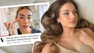 recreating madison beer's vogue makeup!!
