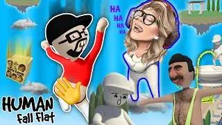 ОЧЕНЬ СМЕШНАЯ ИГРА Human: Fall Flat . Желейные человечки! Смешная нарезка, ржака!