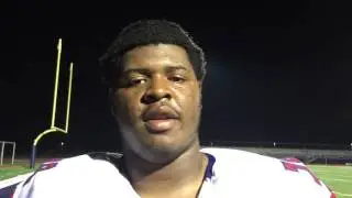 DeMatha Catholic DT Austin Fontaine on the Stags' performance against Bishop McDevitt