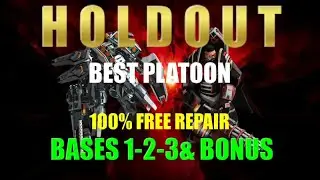 War Commander Holdout event Bases 1-2-3&Bonus 100% Free Repair.