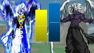 Seraphim Goku Vs Ultra Vegito Power Level