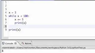 Intro To Python: While Loops