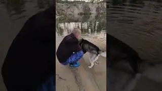 Купаемся на закате 13 октября в холодной воде