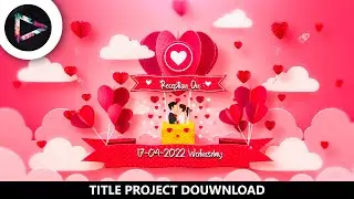 Pink Love Edius Title | Edius Title Project | Wedding Invitation