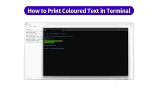 How to Print Coloured Text in Terminal | kandi use case