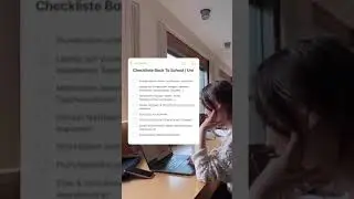 Checkliste für das neue Schuljahr / Semester ✅