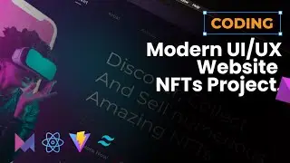 Modern UI/UX Website NFTs Project using React, Vite, Tailwind CSS , And Framer Motion.