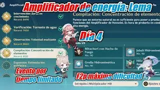 [F2P Guía]Genshin Impact eventos [ Amplificador de energía: Lema] dia 4
