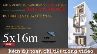 Nhà phố 5x16m