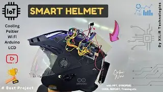 IOT Smart Cooling Helmet using Arduino | Build Your Own IoT Smart Cooling Helmet | AI Helmet
