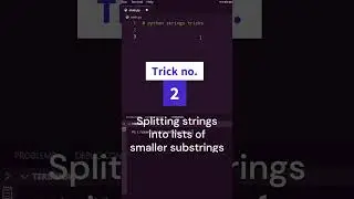 Three Python String Tricks help you a lot | #shorts #python #pythontricks