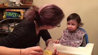 Feeding therapy- teaching Micah how to chew
