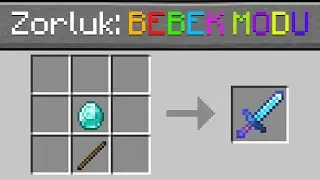 NEW DIFFICULTY LEVEL TO MINECRAFT: BABY MODE 😳🙀