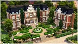 NORDHAVEN LIBRARY 📚 | The Sims 4 Speedbuild | No CC