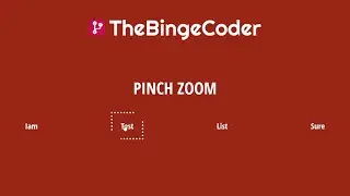 Pinch Zoom List Hover Animation | CSS Dotted Border & Before/After | HTML/CSS/SASS Tutorial | #11