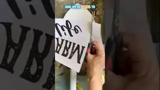 Turning an Old Shovel into a Gorgeous Garden Sign 🔨🌱