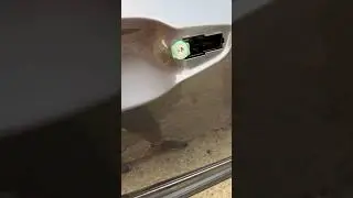 Installing chrome door molding on a Honda crv is easy when mirror is off
