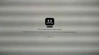 Oh no! Something  Has Gone Wrong Error in BOSS PC, Showing No  System Tray Detected On This System.