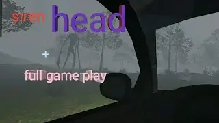 I finish the siren head's game || full game play #horror games#😨