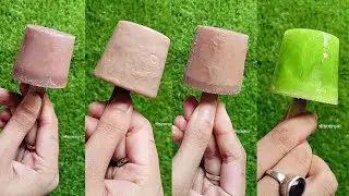 5 Chocolate Popsicle Ice cream | #recipe #icecream  #shortsfeed @pachforon1