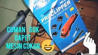 GILA!!!! Unboxing Mesin cukur cman 60k