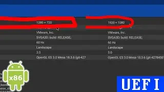 Androidx86 Change Screen Resolution UEFI For New Modern Computers