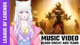 LEAGUE OF LEGENDS BLOOD SWEAT & TEARS MUSIC VIDEO REACT | New Skinline | Ambessa Drip Marketing??