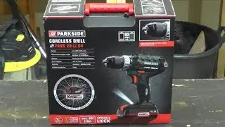 Parkside Cordless Drill PABS 20-Li D4 / Unboxing/testing