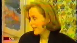 CNN on the set--Gillian Sings