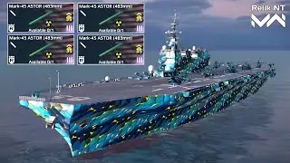 JS Izumo - 4x Mark-45 Astor With Anti-submarine Build - Modern Warships Gameplay 
