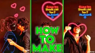 Scribble Glowing Animation Effect Video Editing Tutorial, Tiktok trends, How to make Glowing effect?