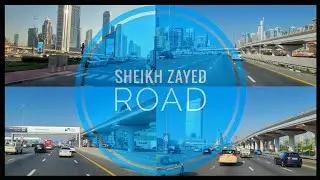 SHEIKH ZAYED ROAD DRIVE 🇦🇪  JUNE 2024( ‎@irfanasghar9999  )