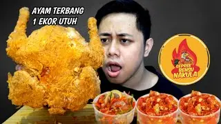 MENU BARU GEPREK BENSU!! MUKBANG AYAM TERBANG 1 EKOR | ASMR MUKBANG INDONESIA