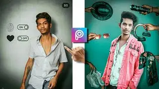 #Black Star Edits पिक्स आर्ट फोटो एडिटिंग New Creative Photo Editing || Picsart Photo Editing || New