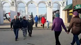 Анапа.  Центральный пляж 5 января 2021