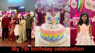 Sanvi’s  7th birthday celebration vlog🥰❤️#birthdaycelebration #birthdayvlog #latest #birthdaygift